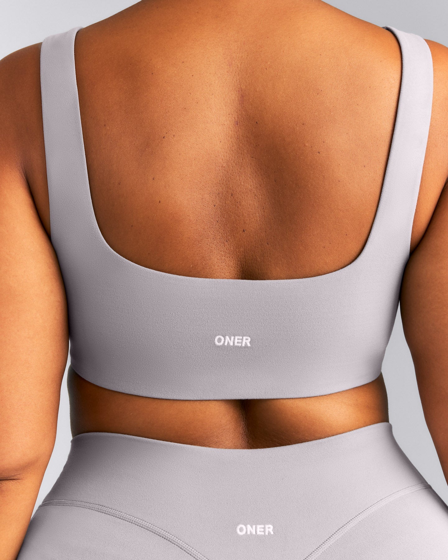 SoftMotion™ Soft Square Neck Sports Bra New Branding | Zinc Gray