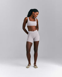 SoftMotion™ Wrap Shorts 6" New Branding | Zinc Gray