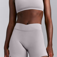 SoftMotion™ Wrap Shorts 6" New Branding | Zinc Gray