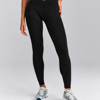 SoftMotion™ Wrap Leggings New Branding | Black