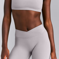 SoftMotion™ Wrap Leggings | Zinc Gray