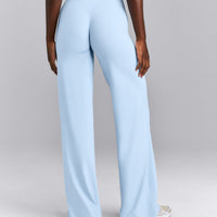 SoftMotion™ Wrap Straight Leg Pants New Branding | Mist Blue