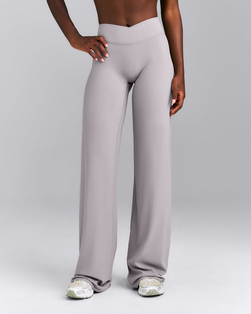 SoftMotion™ Wrap Straight Leg Pants | Zinc Gray