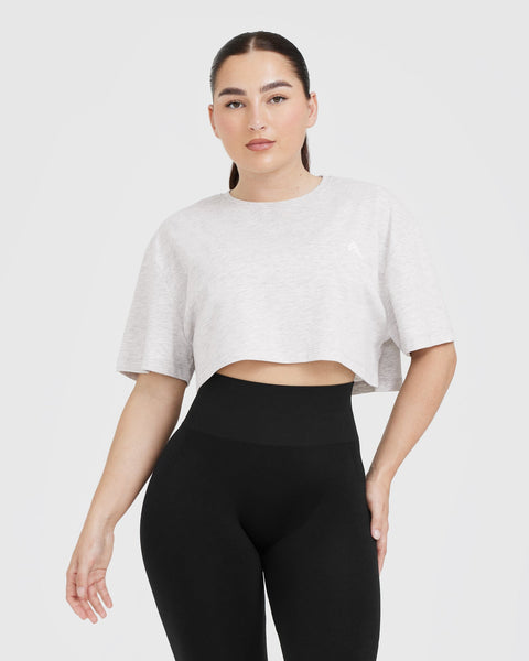 Women’s Geometric Print Cotton Crop Shirt main image 0