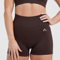 Classic Seamless 2.0 Booty Shorts | 70% Cocoa Marl