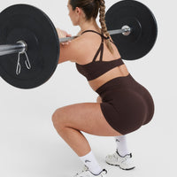 Classic Seamless 2.0 Booty Shorts | 70% Cocoa Marl
