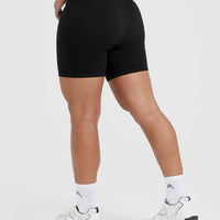 Classic Seamless 2.0 Mid Shorts | Black Marl