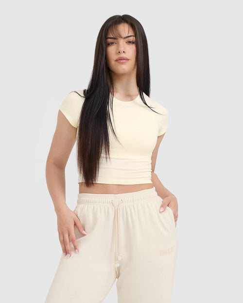 Oner Modal Cotton Icon Baby T-Shirt | Off White