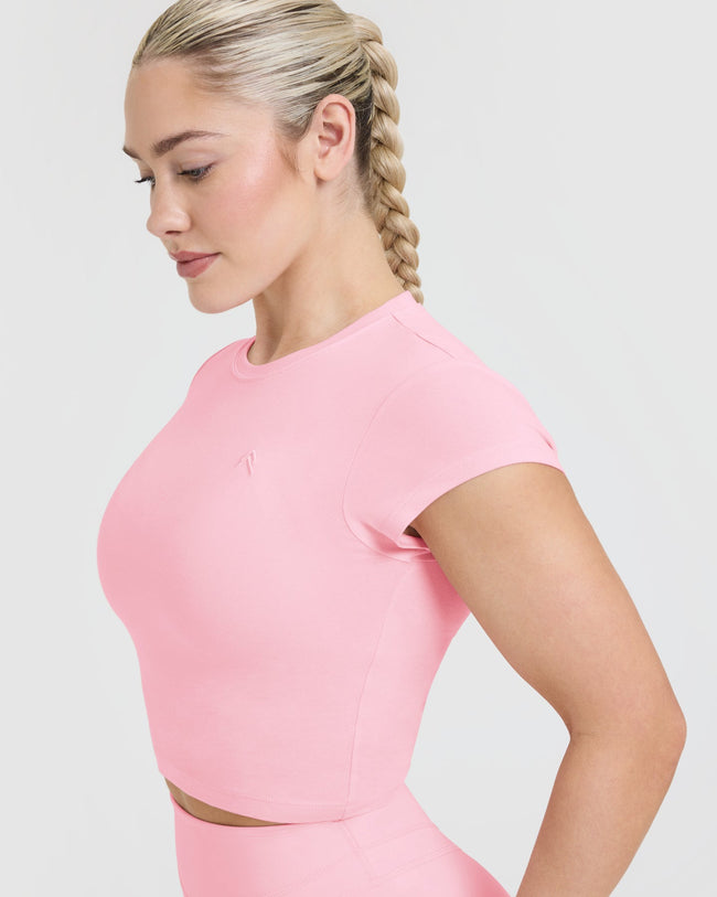Lightweight Cotton Baby Tee - Pigment Dyed Pink main image 1