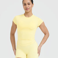 Cotton Icon Baby T-Shirt | Sherbert Yellow