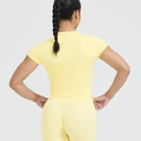 Cotton Icon Baby T-Shirt | Sherbert Yellow