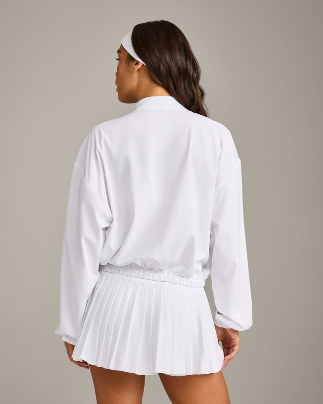AirMove™ Mid Bomber Jacket | White