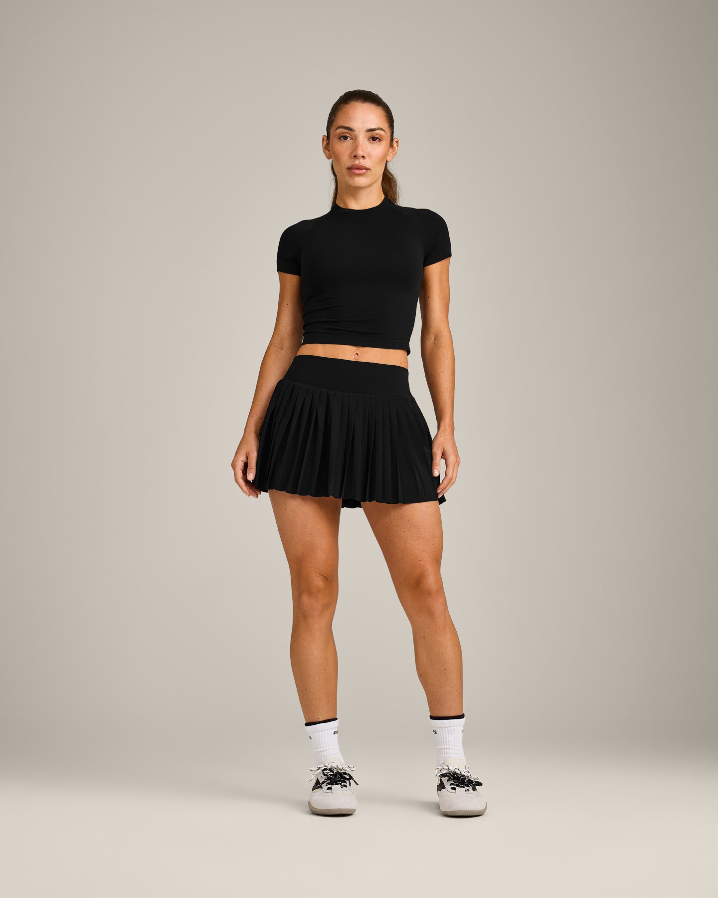 Oner Seamless Fitted Top | Black