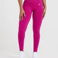 Classic Seamless 2.0 Leggings | Fuchsia Marl
