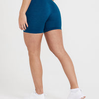 Classic Seamless 2.0 Shorts | Petrol Blue Marl