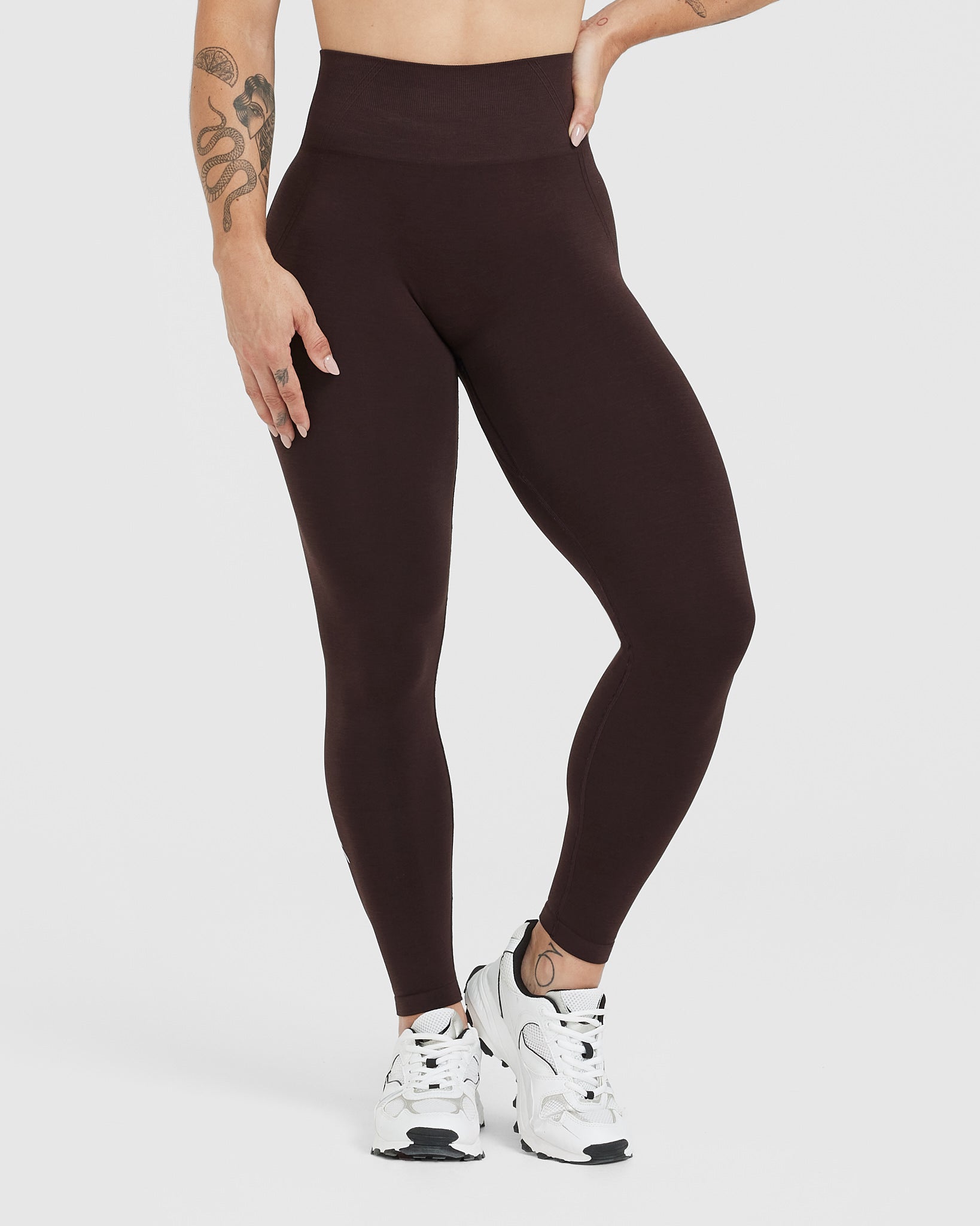 Essential Seamless Leggings - Chocolate