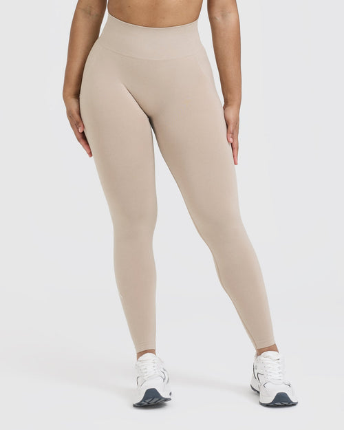 Oner Modal Effortless Seamless Leggings | Mushroom Brown