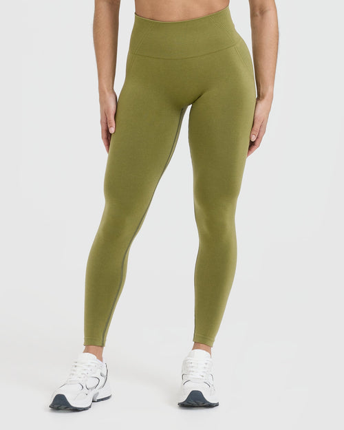 Oner Modal Effortless Seamless Leggings | Olive Green