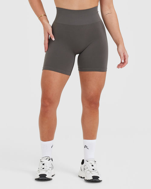 Oner Modal Effortless Seamless Shorts | Deep Taupe