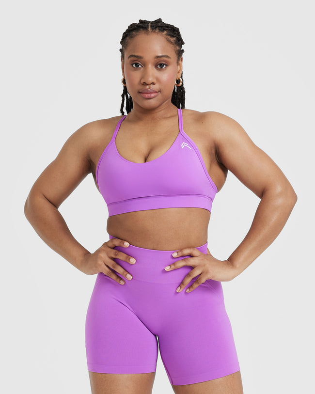 Sports Bra For Daily Wear - Grape Purple