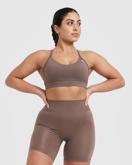 Oner Modal Everyday Sports Bra | Cool Brown