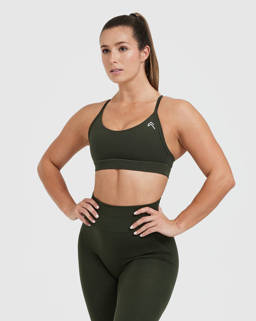 Oner Modal Everyday Sports Bra | Khaki