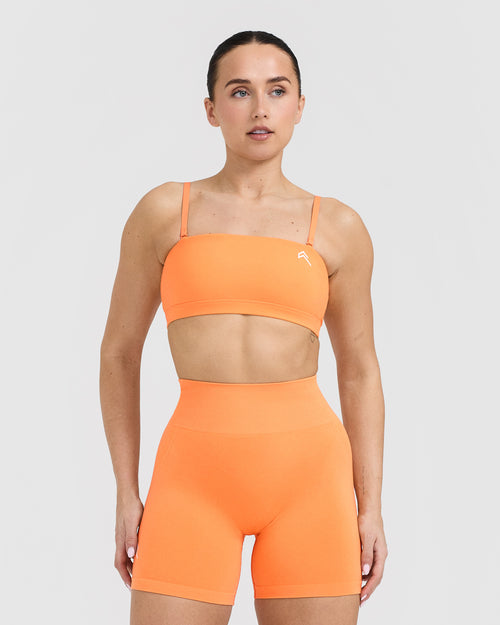 Oner Modal Everyday Bandeau Bralette | Apricot Orange