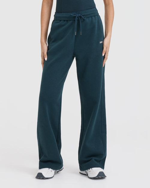 Oner Modal Foundations Straight Leg Joggers | Oil Blue