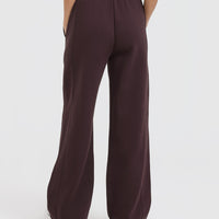 Foundations Straight Leg Joggers | Plum Brown
