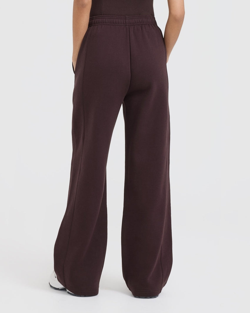Foundations Straight Leg Joggers Plum Brown | Oner Active
