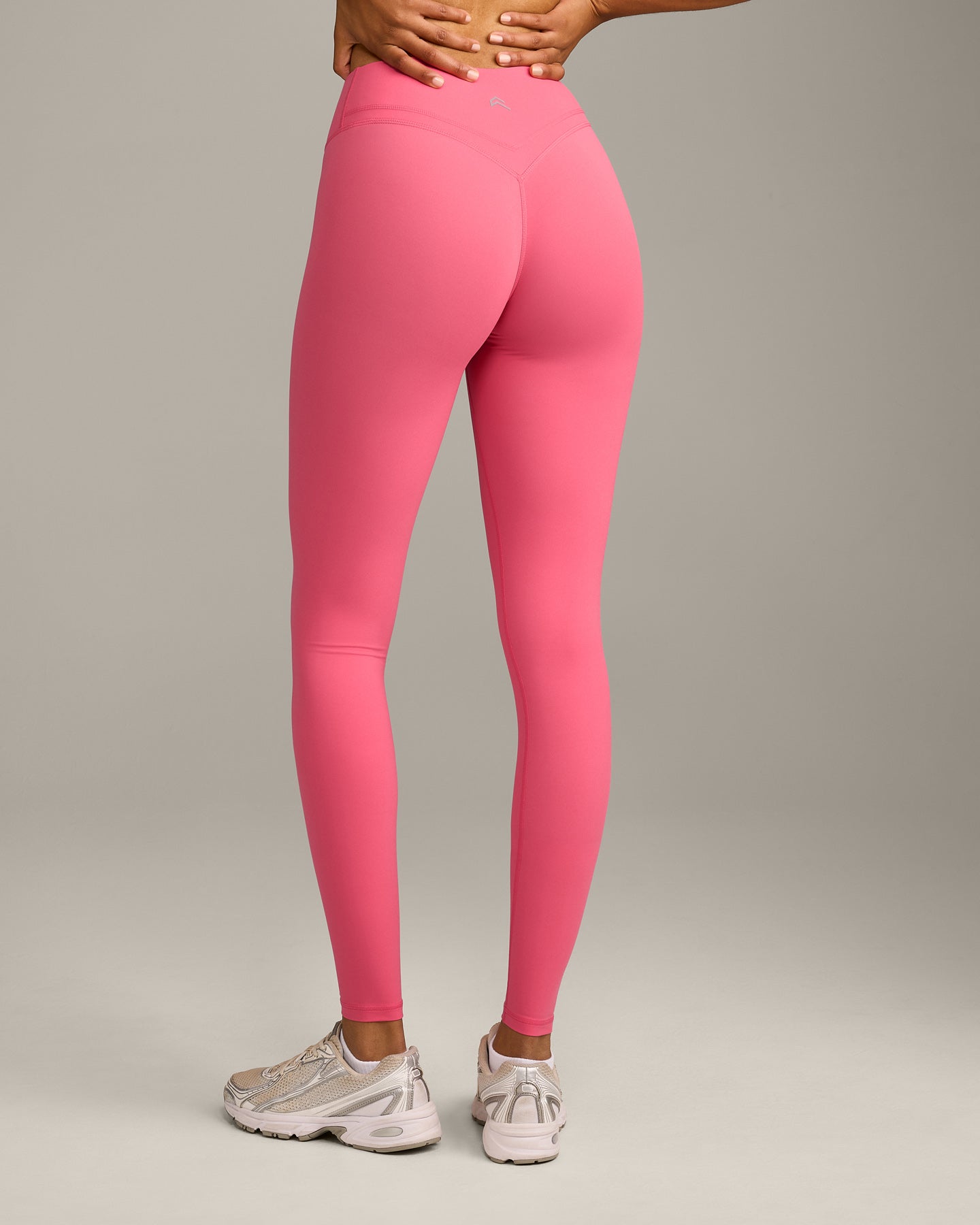 UnifiedMove™ Wrap Leggings with Reflective Logo | Hot Girl Pink