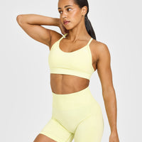 Everyday Sports Bra | Pastel Yellow