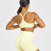 Everyday Sports Bra | Pastel Yellow