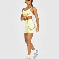 Everyday Sports Bra | Pastel Yellow