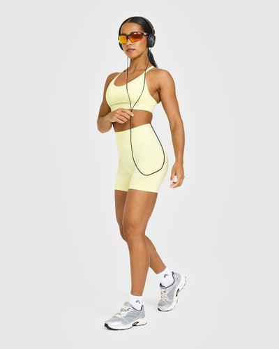 Everyday Sports Bra | Pastel Yellow