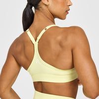 Everyday Sports Bra | Pastel Yellow