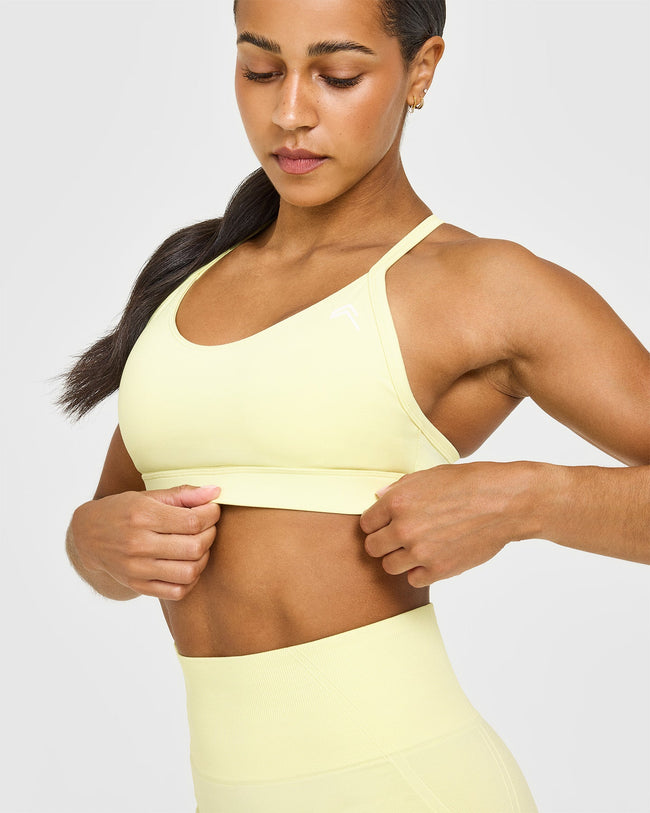 Everyday Sports Bra | Pastel Yellow