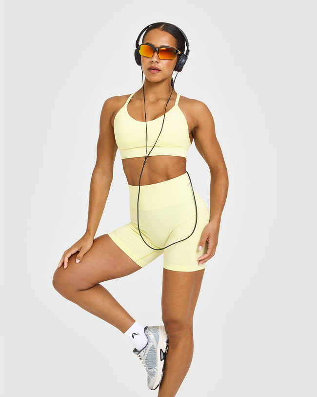 Everyday Sports Bra | Pastel Yellow