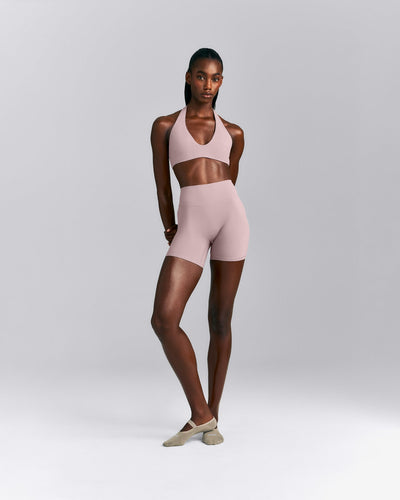 SoftMotion™ Minimal Halter Neck Bralette New Branding | Dusty Purple