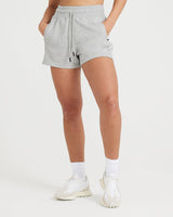Classic Lounge Lightweight Shorts | Silver Marl