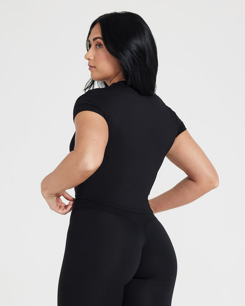 Mellow™ Soft Mid Short Sleeve T-Shirt | Black