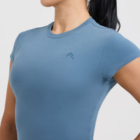 Cotton Icon Baby T-Shirt | Moonstone Blue