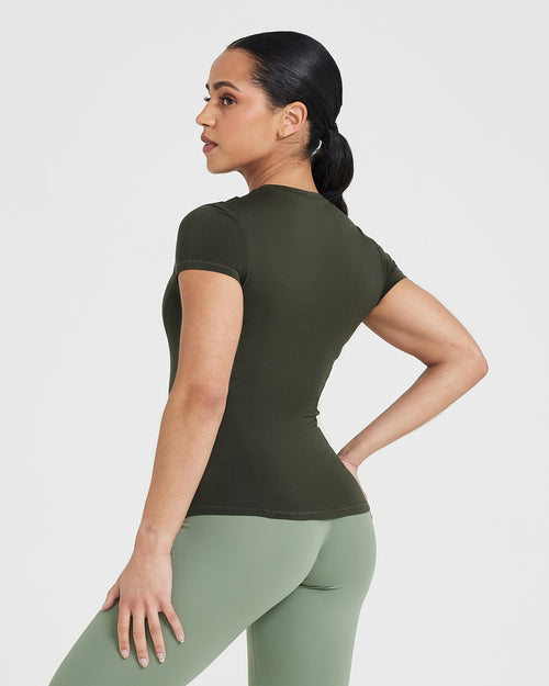 Mellow™ Soft Short Sleeve T-Shirt | Khaki