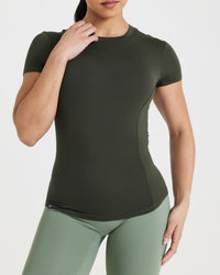 Mellow™ Soft Short Sleeve T-Shirt | Khaki