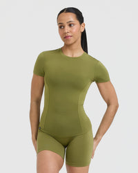 Mellow™ Soft Short Sleeve T-Shirt | Olive Green