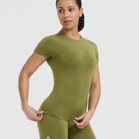 Mellow™ Soft Short Sleeve T-Shirt | Olive Green