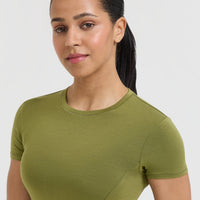 Mellow™ Soft Short Sleeve T-Shirt | Olive Green