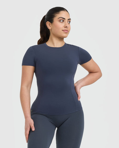 Oner Modal Mellow™ Soft Short Sleeve T-Shirt | True Blue