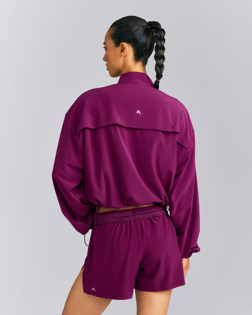 AirMove™ Jacket with Bonding | Ripe Fig