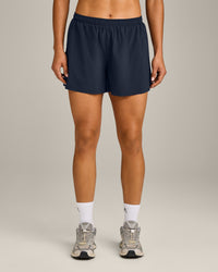 AirMove™ Lined Shorts 4" with Pocket and Reflective Logo | True Blue